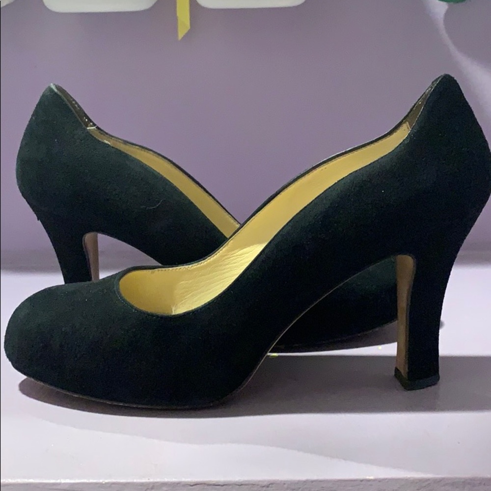 Black Leather heels